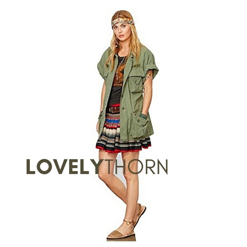 DENIM & SUPPLY RALPH LAUREN // ltd ed over-sized belted field vest jacket RARE - Picture 7 of 13